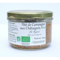 Pâté de Campagne aux Châtaignes Bio artisanal
