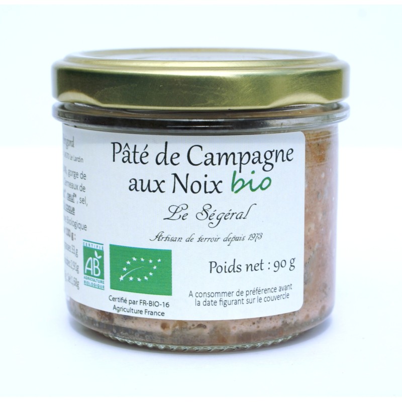 Pâté de Campagne aux Noix Bio artisanal