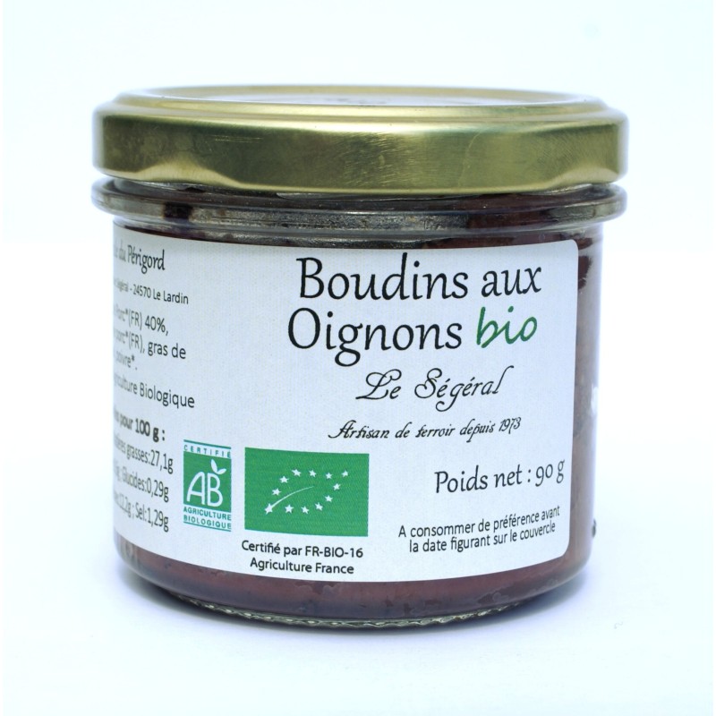 Boudin aux Oignons Bio artisanal