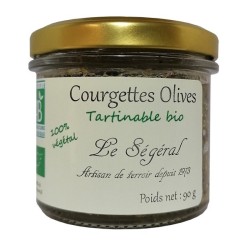 Tartinable Courgettes Olives Bio 90g artisanal