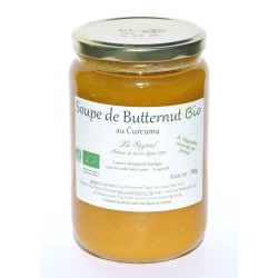 Soupe de Butternut au Curcuma Bio 700g artisanale