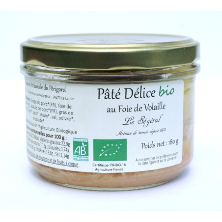 Pâté Délice Bio artisanal