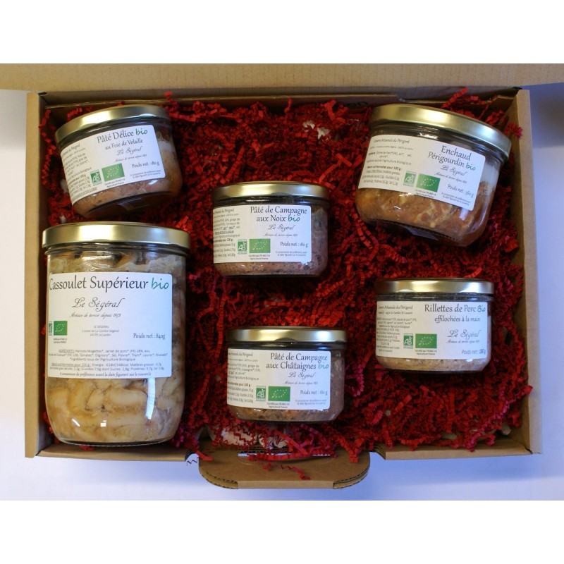 Coffret Cochonneries Biologiques en Dordogne - Conserverie artisanale