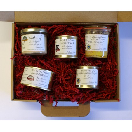 Coffret 5 Nuances de Foie Gras - Conserverie artisanale