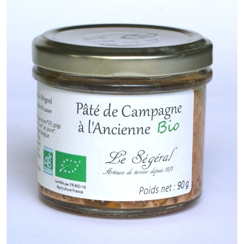 Pâté de Campagne à l'Ancienne Bio artisanal