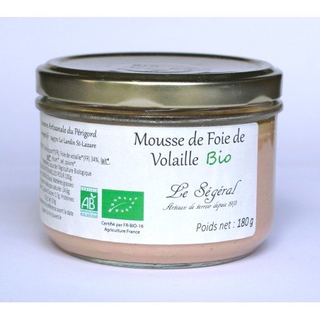 Mousse de Foie de Volaille Bio artisanale