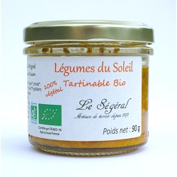 Tartinable Légumes du Soleil Bio 90g artisanal