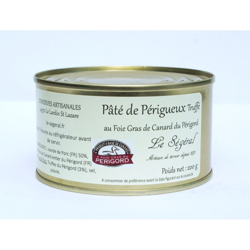 Pâté de Périgueux Truffé au Foie Gras 200g artisanal