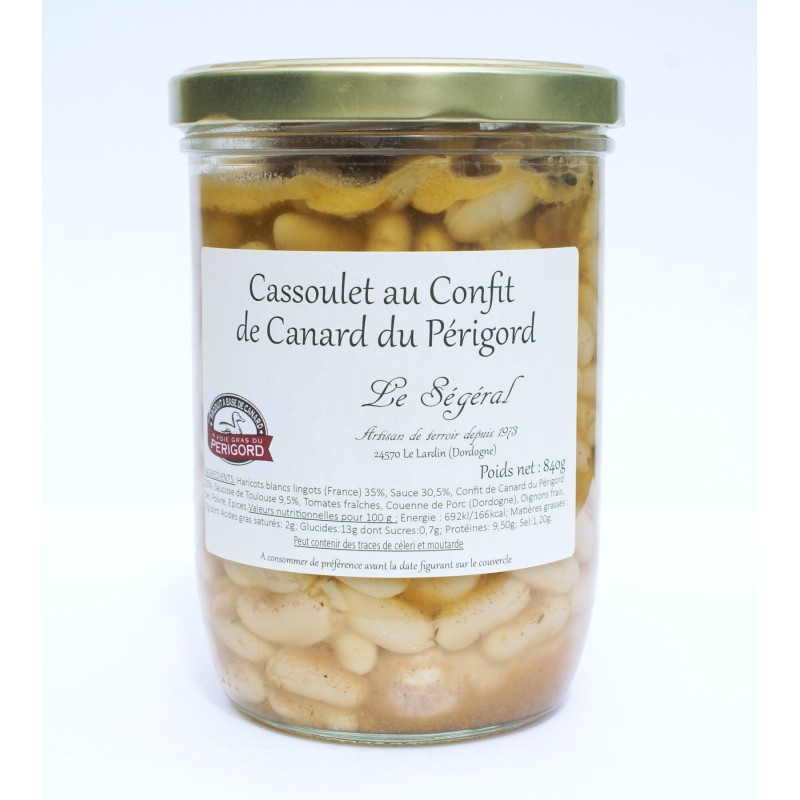 Cassoulet au Confit de Canard du Périgord artisanal