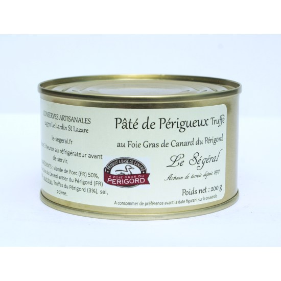 Pâté de Périgueux Truffé 200g au Foie Gras de Canard du Périgord